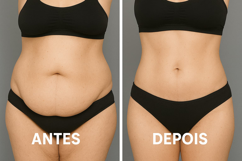 Abdominoplastia antes e depois